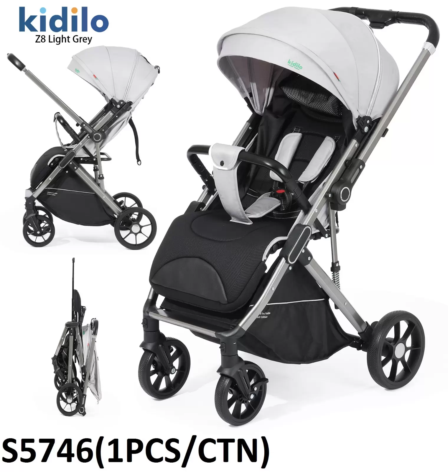 کالسکه مسافرتی رو به مادر شو کیدیلو Kidilo مدل Z8